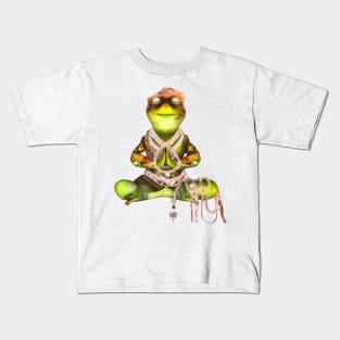 Namaste Frog Kids T-Shirt